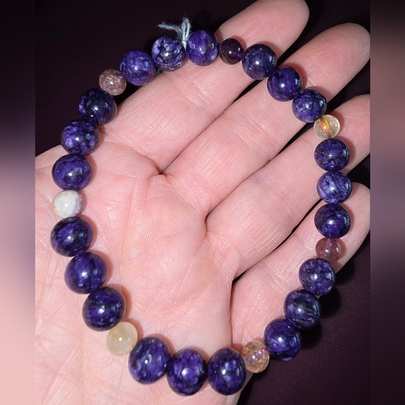 8mm Chariot With 6mm Auralite 23 Bracelet - Picture 1 of 10